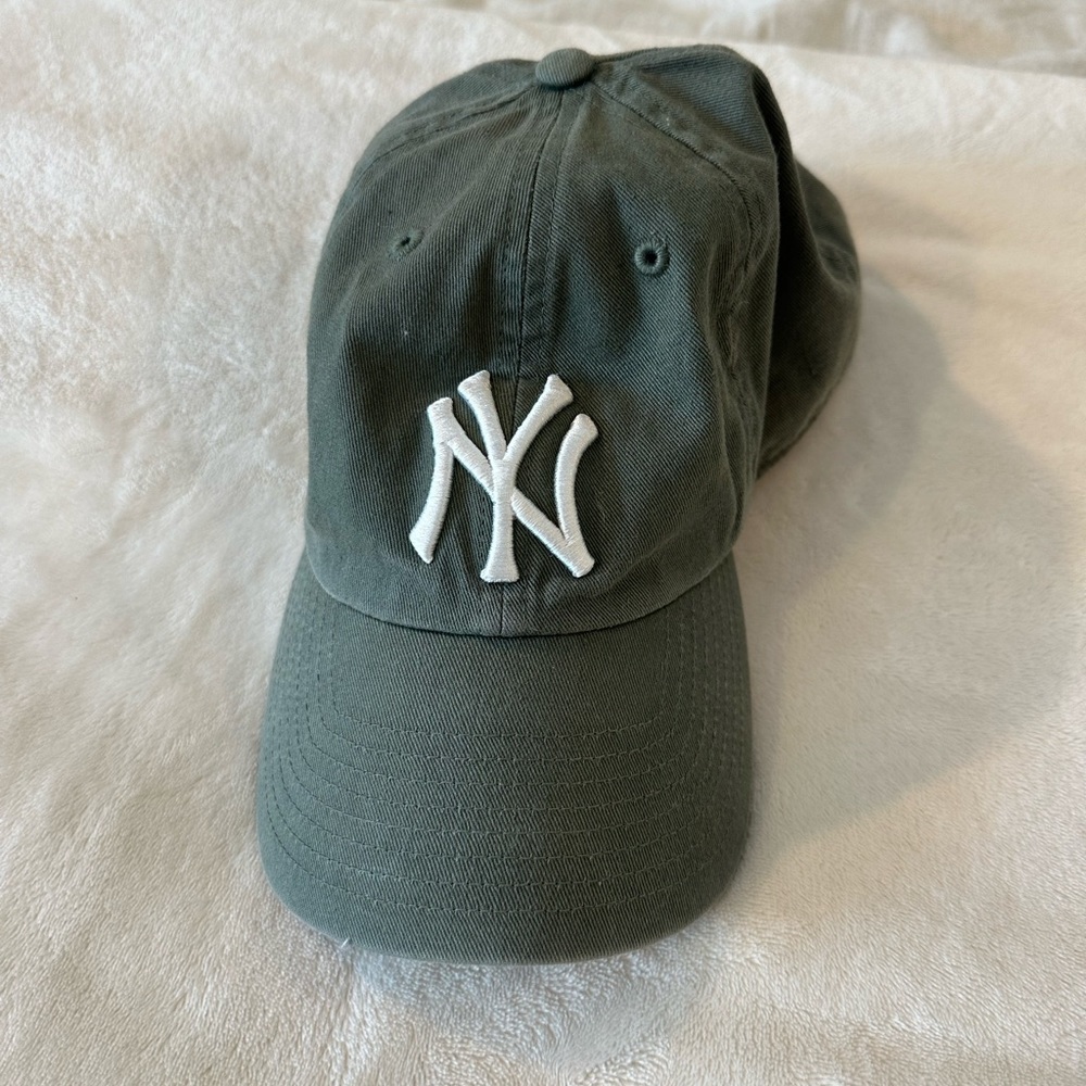 Yankees Baseball Hat Army Military Green